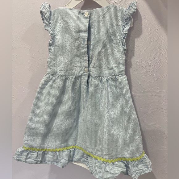 Embroided Daisy ruffle dress - Picture 2 of 2